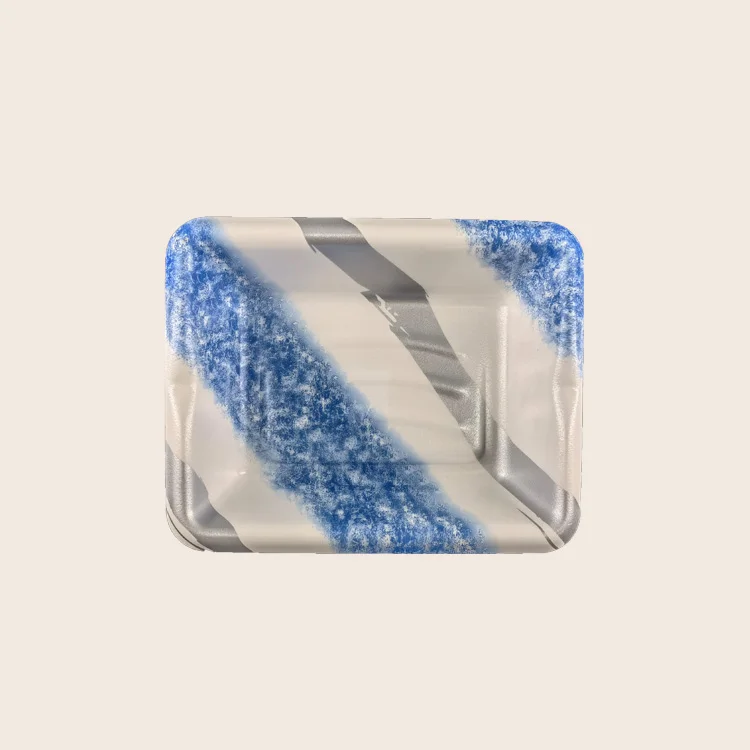 10 прозрачных круглых пластиковых лотков