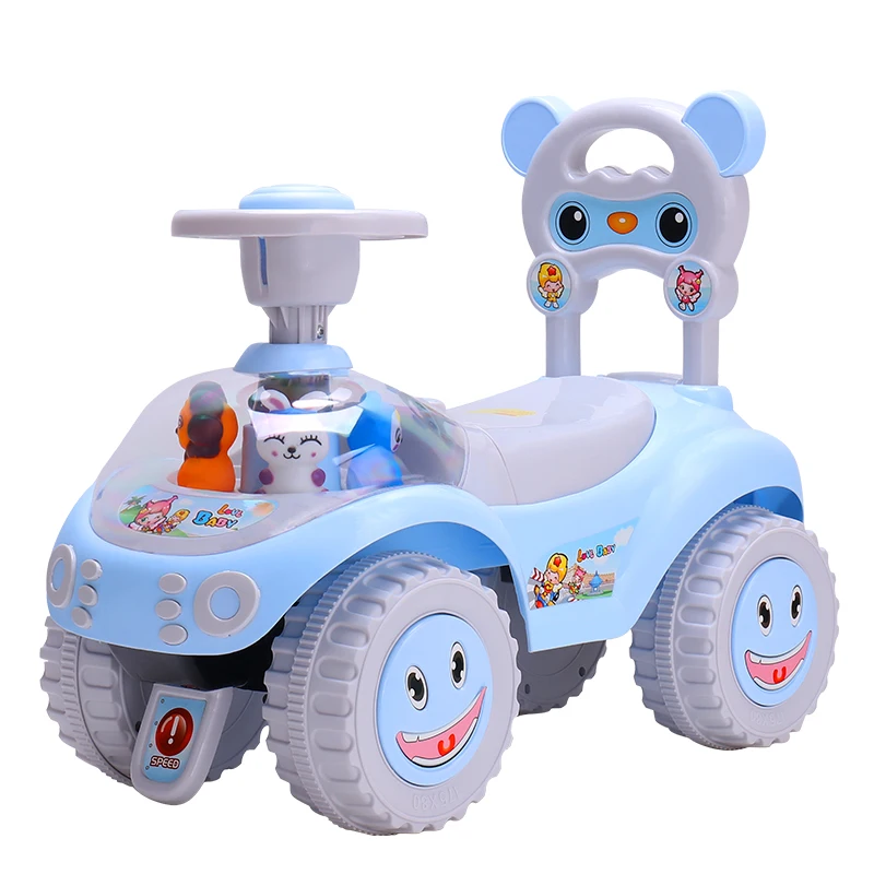 Пластиковый игрушечный автомобиль для детей с мультяшным дизайном