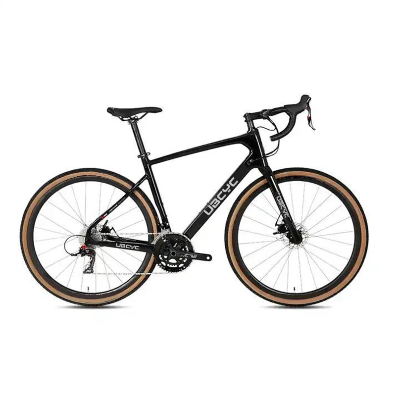 Top Super Light Carbon Fiber Road Bike Complete with 24 Speed Gears Aluminum Fork and Disc Brake System for Men Women