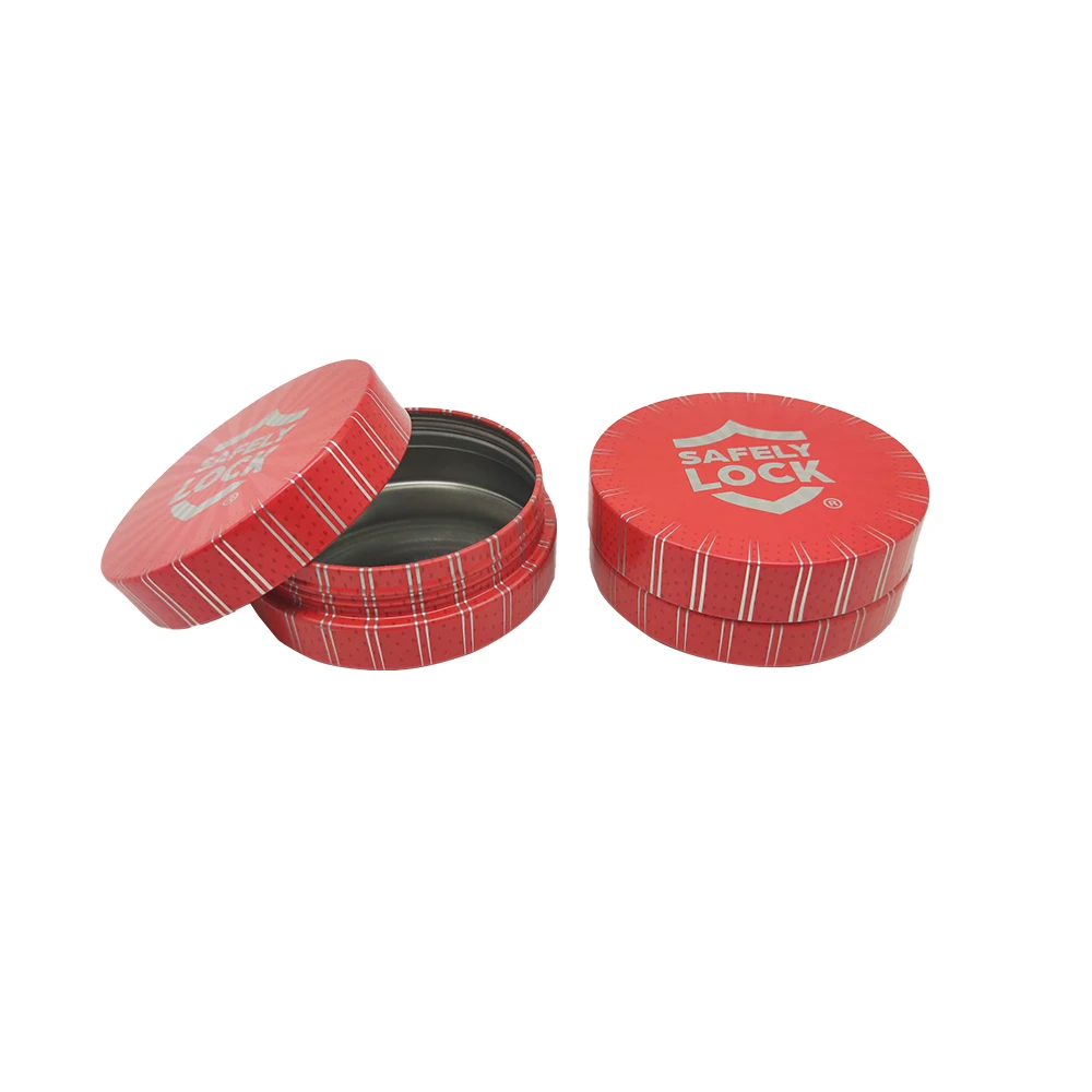 Сертифицированные Детские жестяные банки для конфет, жестяная упаковка с защитой от детей, с крышкой для порошка, сорняков, цветов, мяты