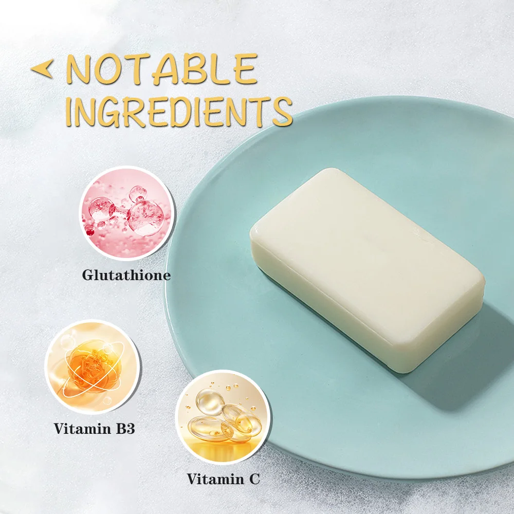 Best Sale Whitening Soap Manufacturer Dark Spot Lightening Gluta Soap Organic Whitening Soap With Gluta