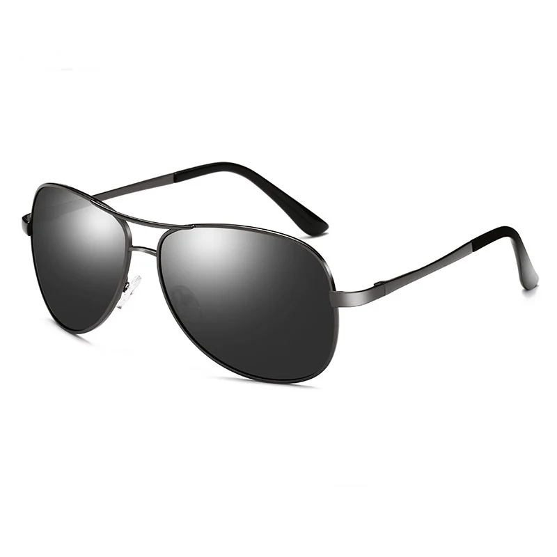 Hot sale pilot sun glasses polarized photochromic lens men sunglasses