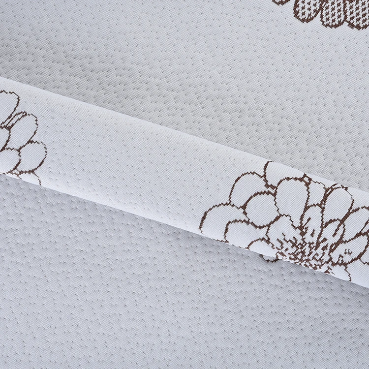 Copper Aloe Vera Knit 100% Polyester Ticking Bedding Poly Cotton Jacquard Mattress Fabric