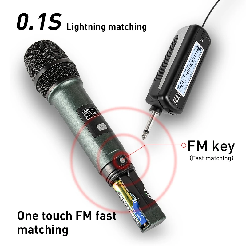 ANJIESI 2022 New Professional  4 channel UHF Universal wireless microphone with four handhelds headsets karaoke singing