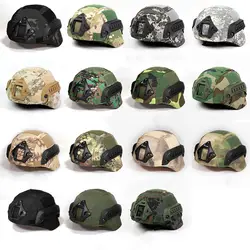 Versatile tactical helmet covers are available for outdoor camping and climbing