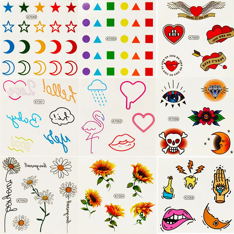 2023 wholesale arm temporary tattoo wrist body tattoo stickers waterproof tattoo