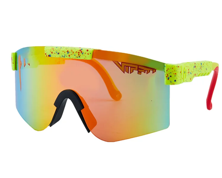 2023 New Design Little Girls Boy Cycling Outdoor Sport  Sun Glasses UV Protection Pit Viper Sunglasses For Kids