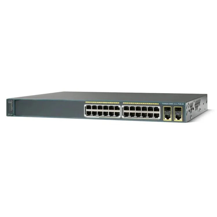 24 10/100 PoE + network Ethernet switch WS-C2960+24PC-L  WS-C2960+24PC-S