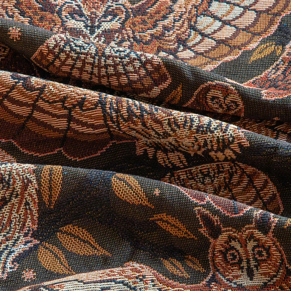 Customized New Products Jacquard Cotton Polyester Tapestry Woven Blanket With Top Selling