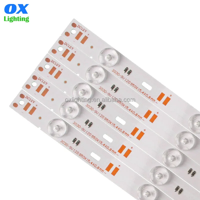 12 В 24 220 Smd 2835 3030 линзы диффузное отражение алюминиевая подсветка
