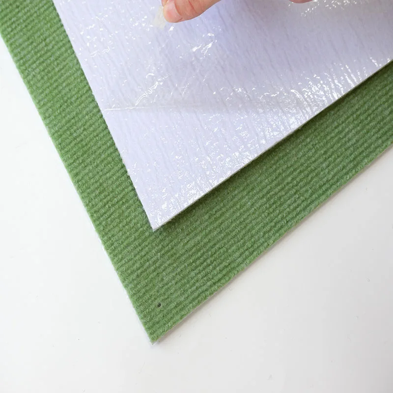 Self-adhesive bottom spliced non-woven floor sticker anti-collision removable carpet