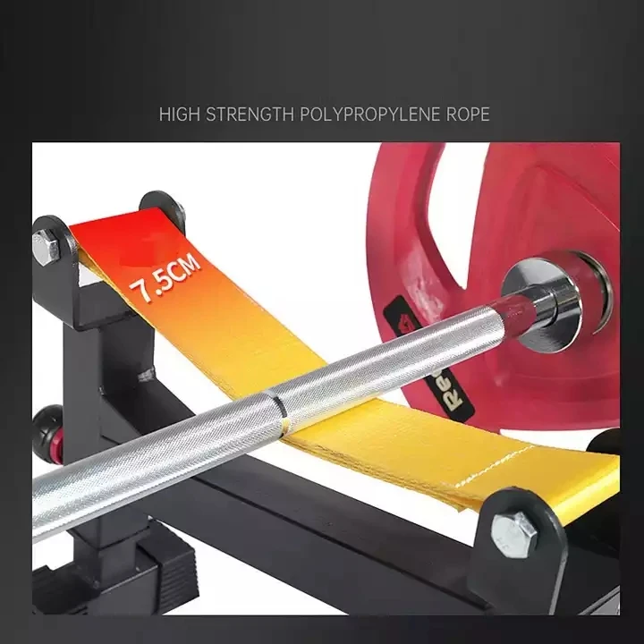 ActEarlier 1 Piece Gym Equipment Deadlift Rack Multifunctional Training Rack Barbell Bar Deadlift Buffer Rack