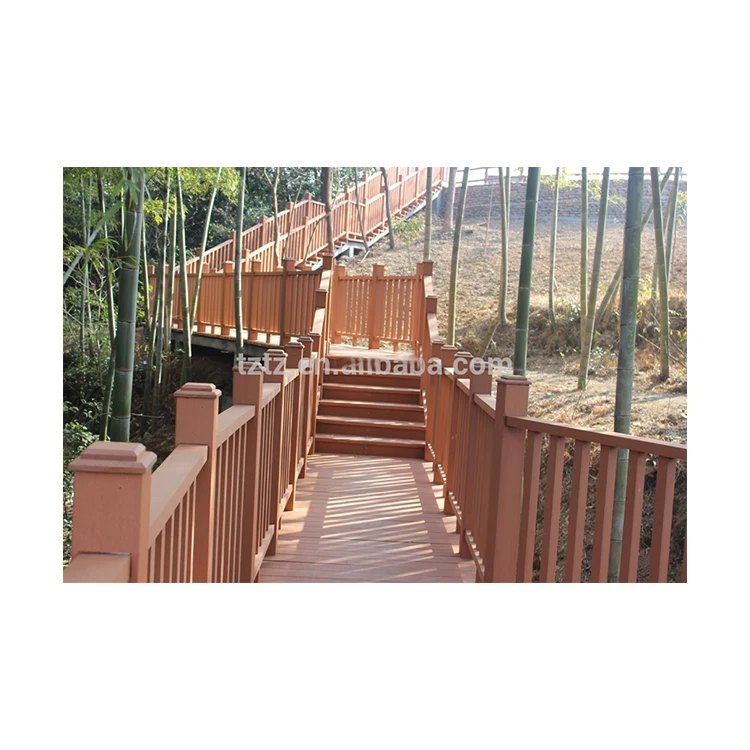 Special design widely WPC outdoor composite waterproof wpc handrail railing