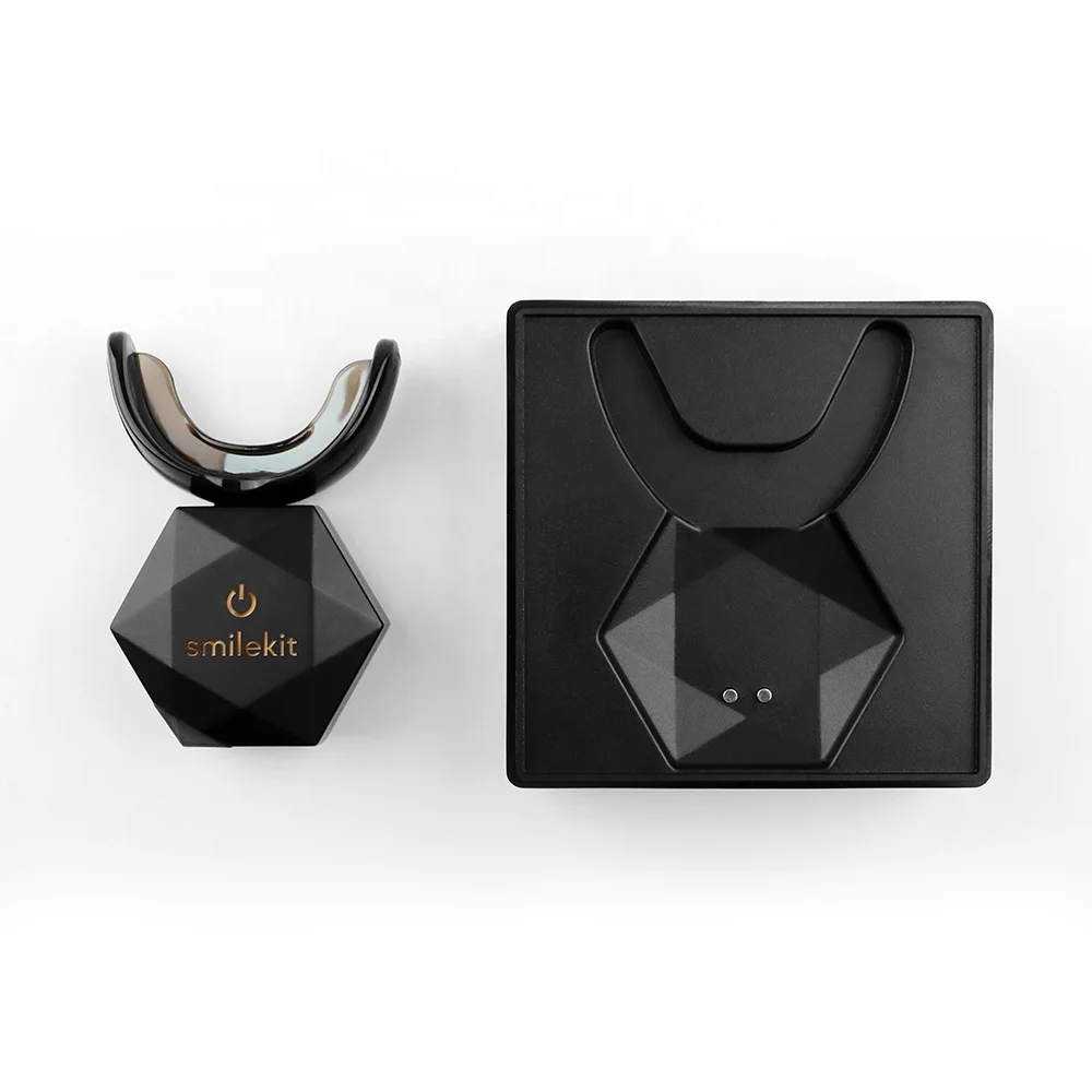 Bleach Teeth Whitener Dental Mini Machine Battery Teeth Whitening Device Led Lights For Home Travel Portable Home Use