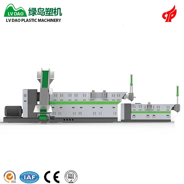PP PE  PA waste plastic recycling granulator plastic recycling machine line price