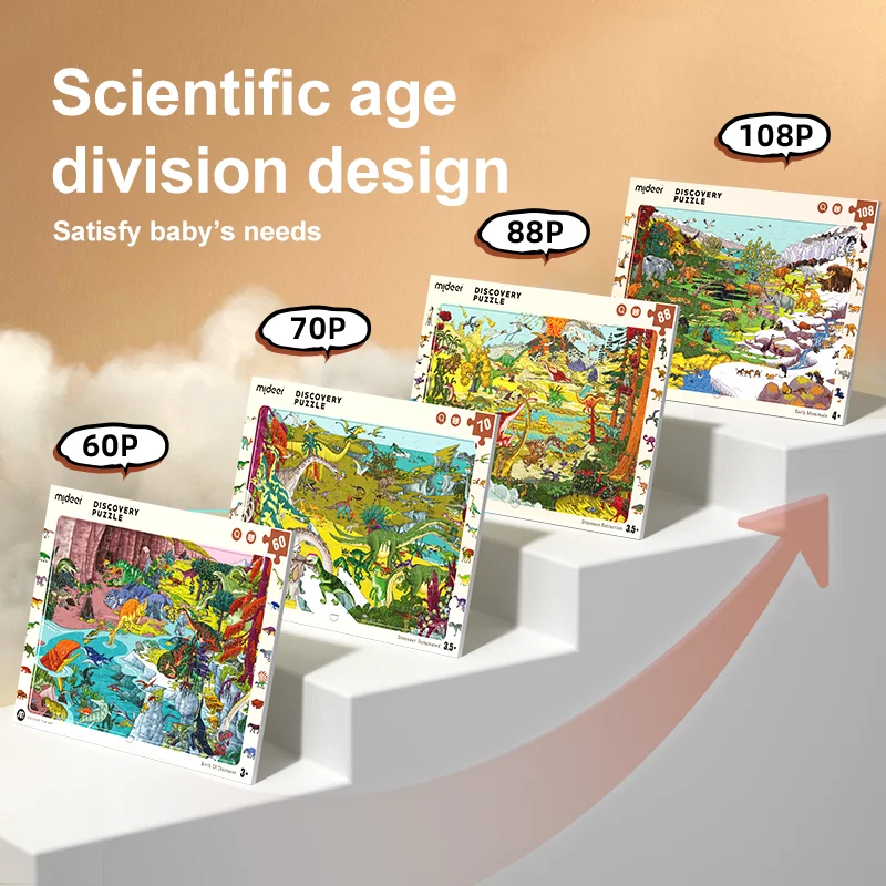 MIDEER MD3240 Discovery Puzzle Big City Small City-  Recreation Area other educational toys