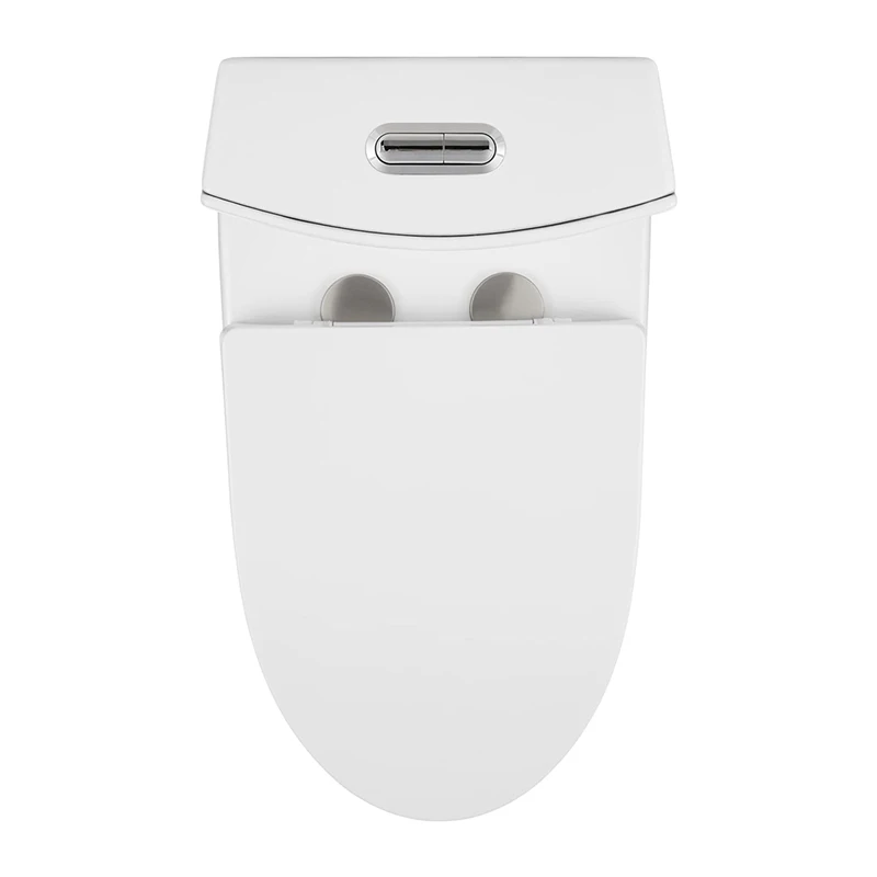 Fashion modern design washdown one-piece ceramic toilet glazed ceramic sanitary ware one piece wc toilet