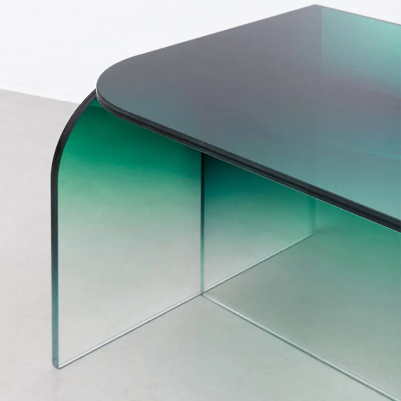 Custom Organic Glass Furniture Living Room Sofa Side Table Bedroom Nordic Acrylic  Coffee Table