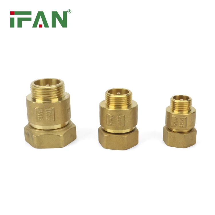 IFAN Hot Sale Brass Check Valve 1 Inch Water Check Valve Manual Brass Check Valve