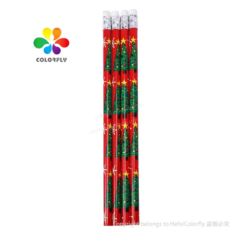 Wholesale Fruit Scented HB Pencils Student Standard Pencil Custom Logo Printed Wooden Pencil with Eraser