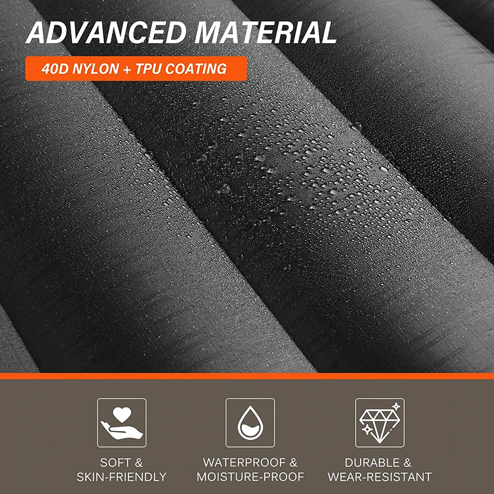 High Density camping mattress sleeping mat for camping inflatable sleeping pad