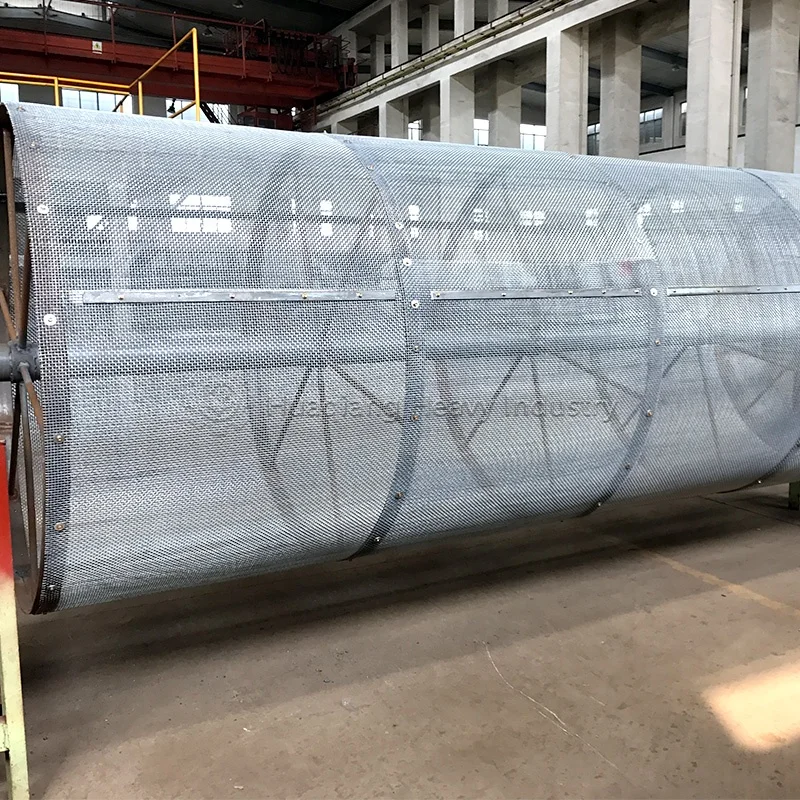 Rotary trommel screen machine for NPK Fertilizer granule line.