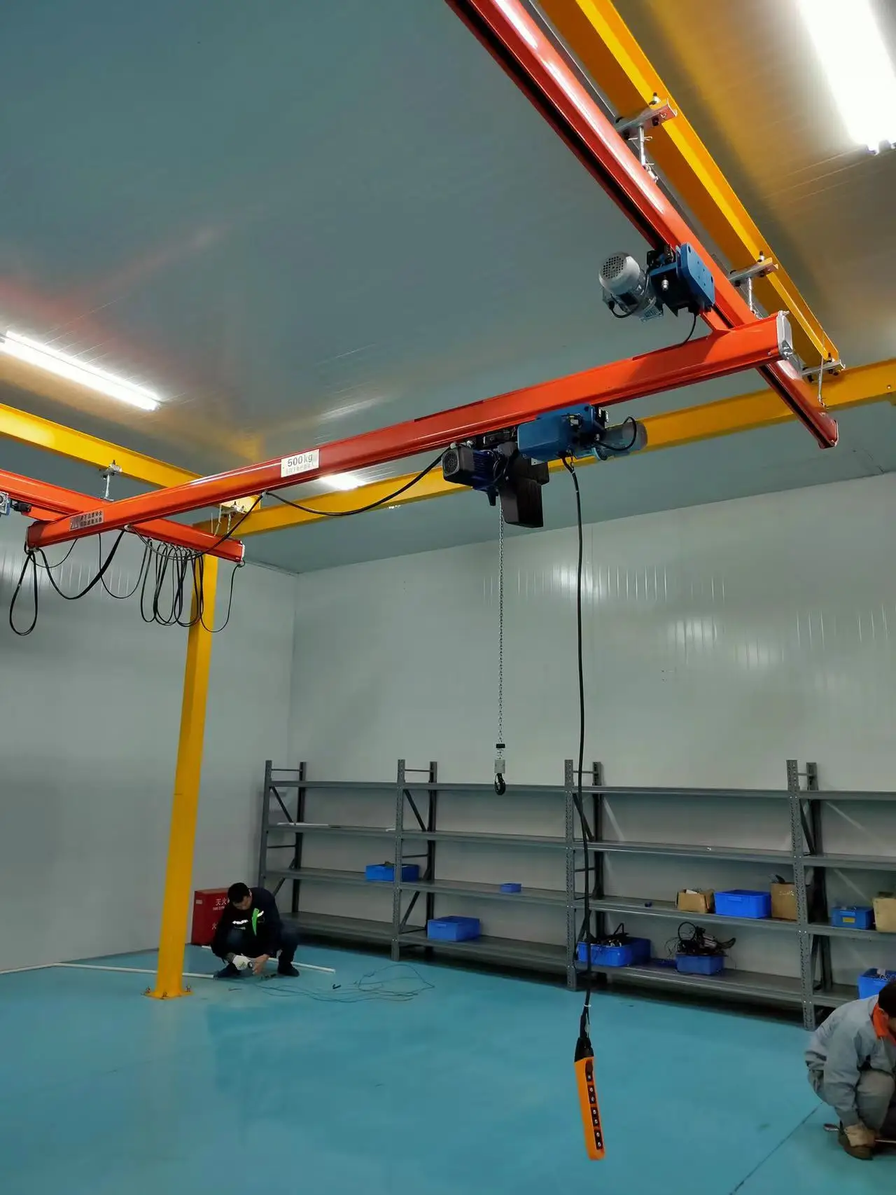 Factory Use Light Modular Crane System European Type Suspension Crane Flexible Forged Steel Welded Crane
