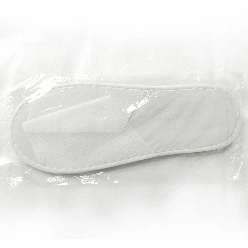 Нетканые Тапочки с открытым носком на заказ, белые одноразовые Тапочки для отеля, спа-салона