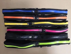 Running Accessories Hands-Free Waist Phone Belt With 2 Zipper Pocket Waterproof