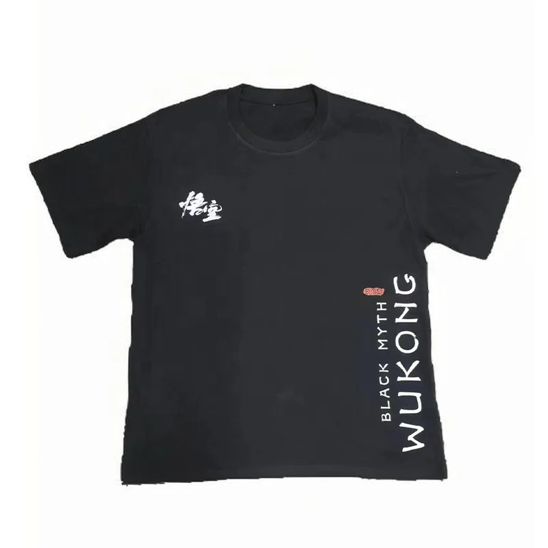 2024 Custom Black Myth Wukong Short Sleeve T Shirt Clothing Tshirt
