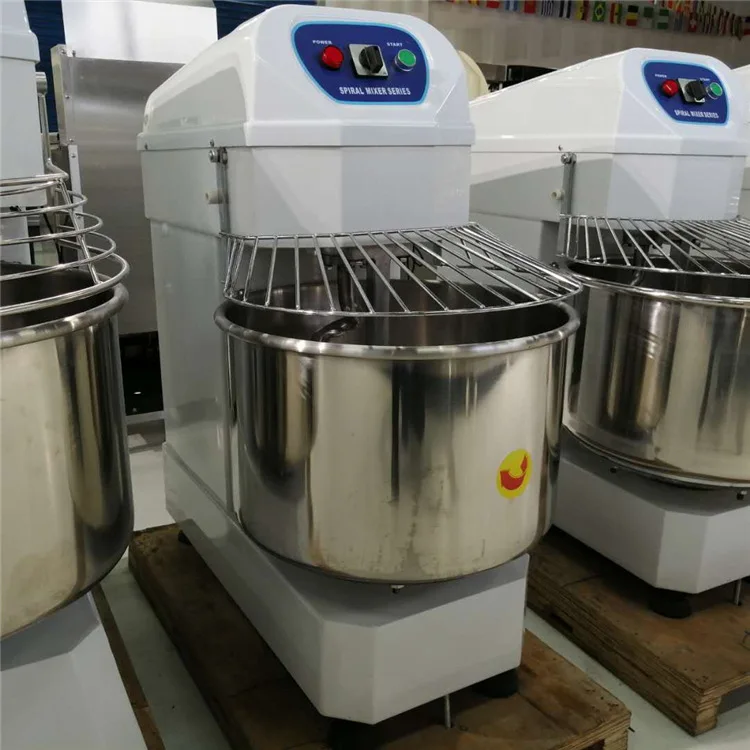 BAKEPRO 8/12/15/25kg commercial dough mixer frequency conversion double action double speed kneading horizontal dough mixer