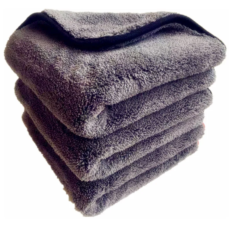Hot Sale Microfiber Absorbent Auto Buffing Double Side Wash Detailing Cleaning Microfiber Car Drying Towel