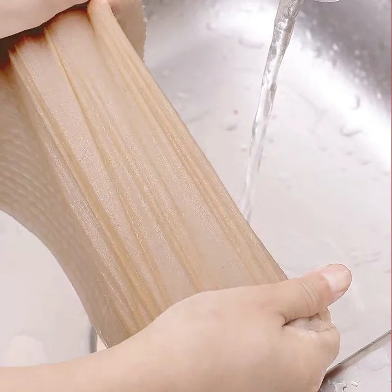 Disposable non woven cleaning wipes kitchen paper towel roll lazy rag dry and wet dual use cleaning cloth