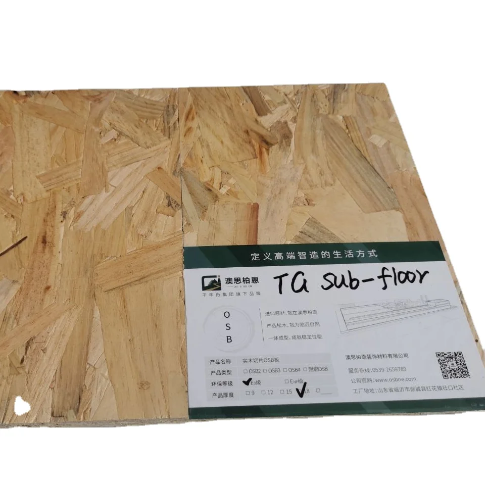Wholesale custom Laminated OSB board OSB 3 structural Panels for roof decking