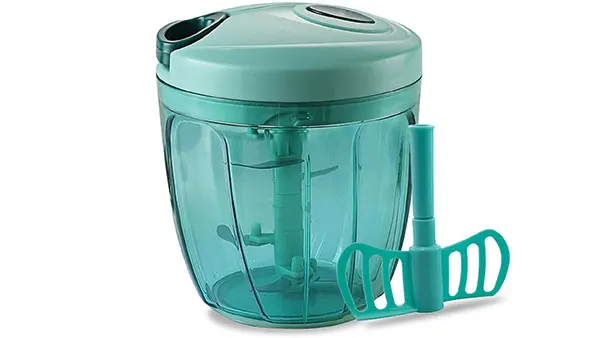 Hot sale Manual Multifunction Vegetable Crusher hand pulling Stainless Steel food cutter chopper