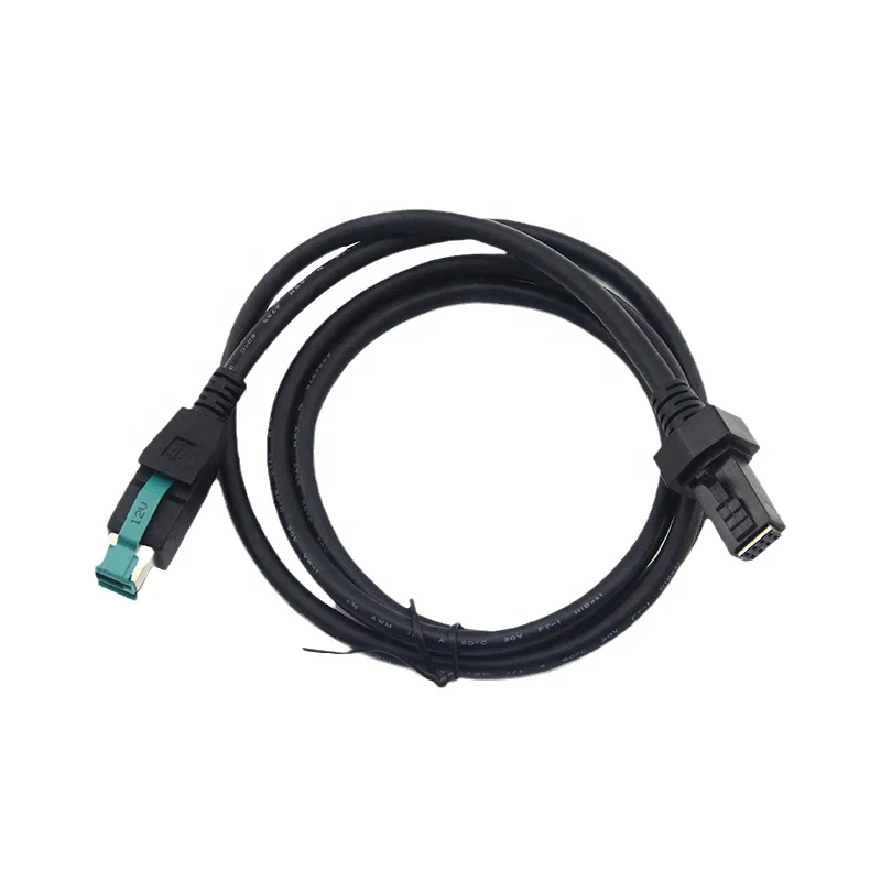 497-0445077 12V Powered usb pos принтер NCR USB кабель питания для