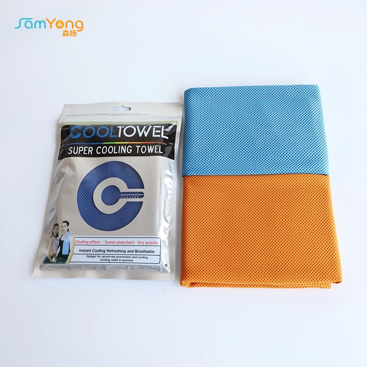 Factory price high quality quick cool  microfiber sport cooling towel
