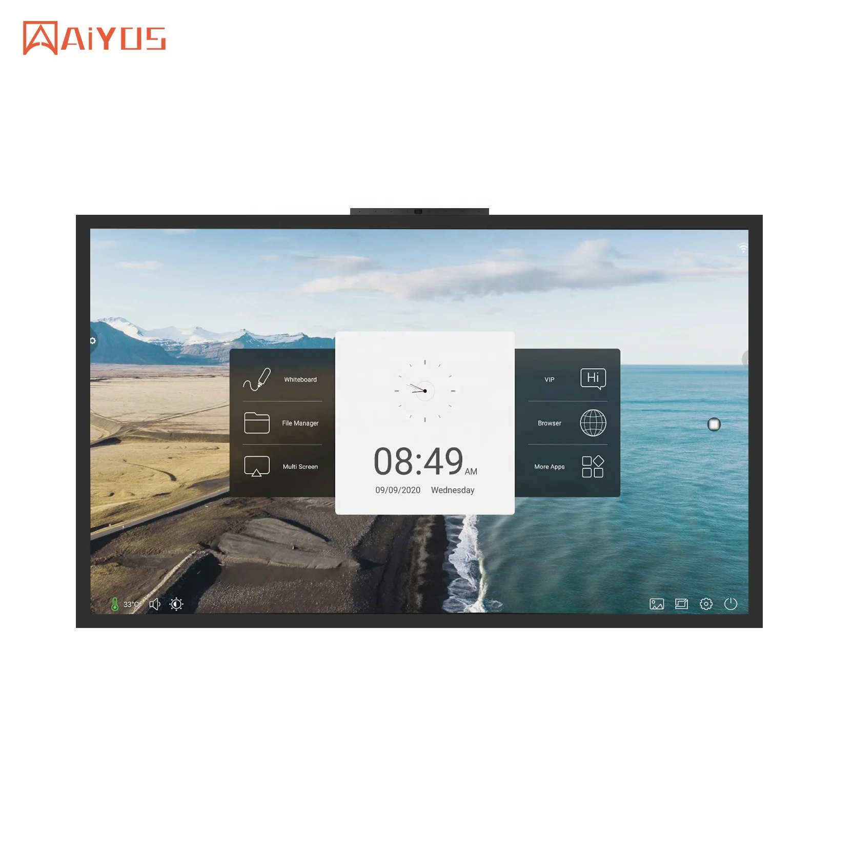 75 inch interactive whiteboard Touch Screen LCD Digital Display Interactive Panel Smart White Board for Conference