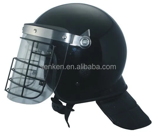 Анти riot шлем PC Щит с металлическим козырьком