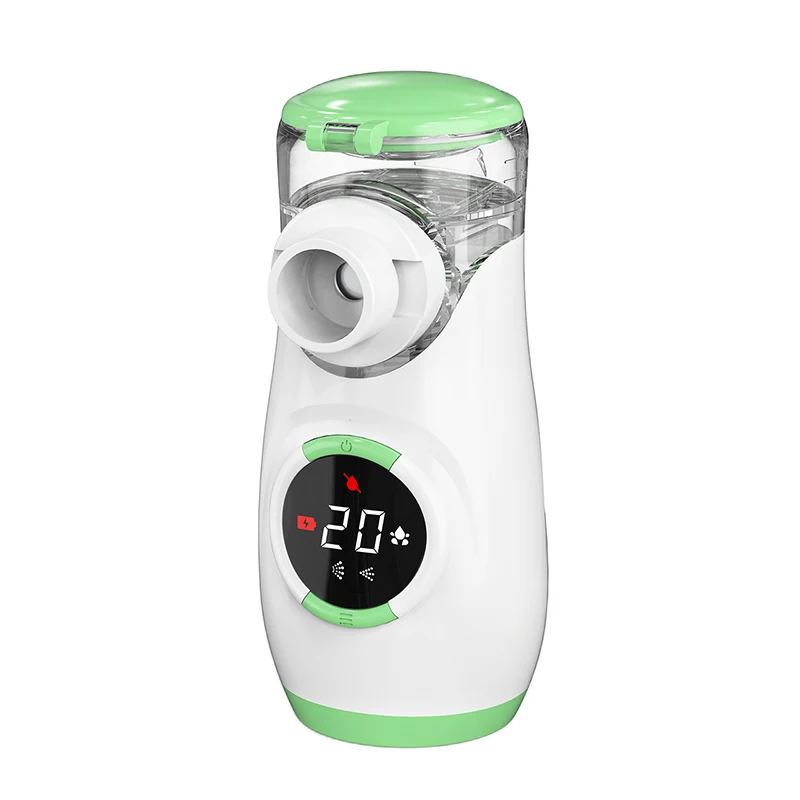 Fitconn Smart LCD Screen Display Nebulizador machine Kit Inhaler Child Adult Portable Mini Mesh Nebulizer