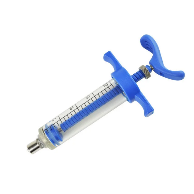 30ml/50ml Automatic Cattle Sheep Animal Vaccine Syringe Plastic Steel TPX Veterinary Injection Syringe