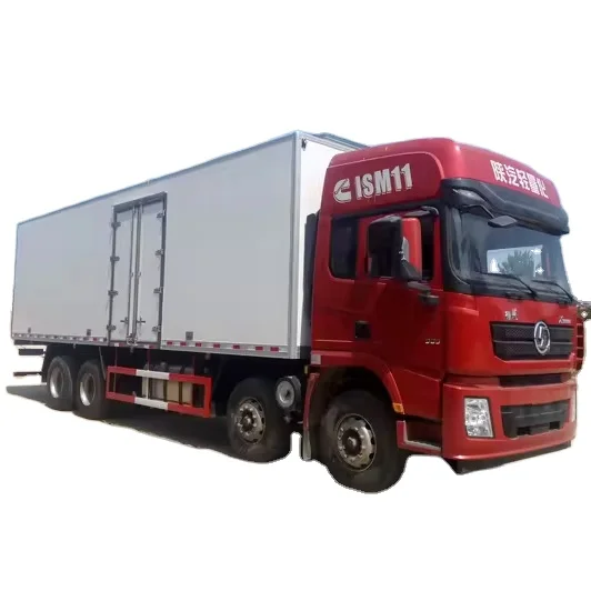 32 ton shanqi  brand  Diesel Refrigerated Truck with good cold unit for sale