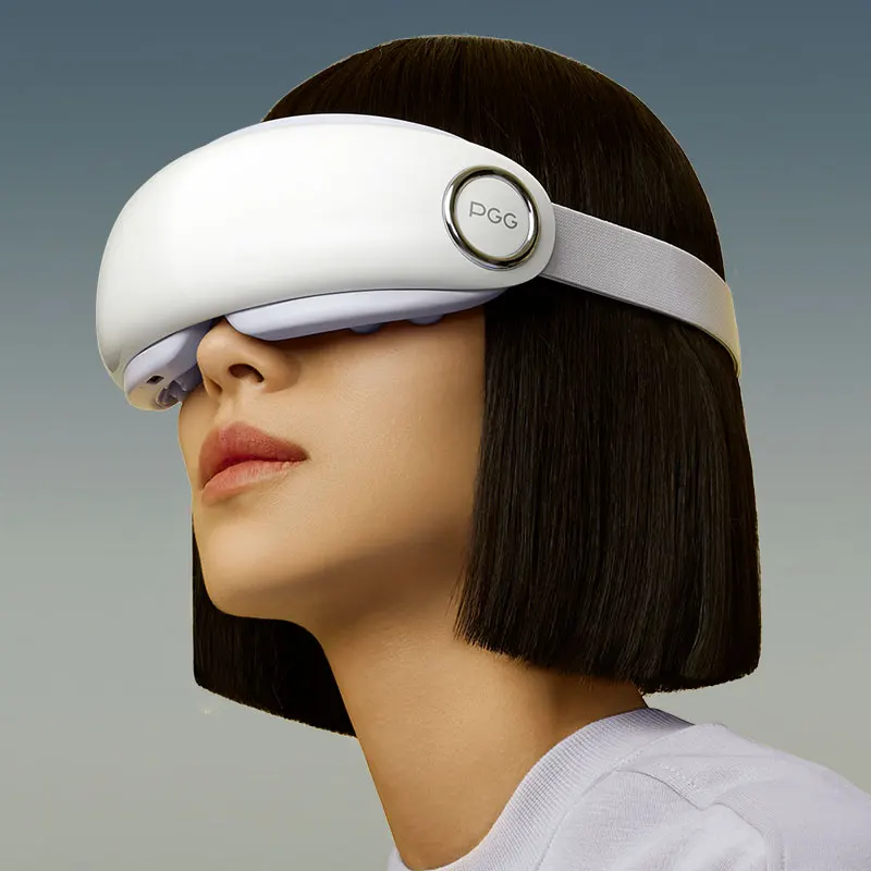 PGG E4 New Design Heat Cold Vibrator Hot Compress Machine Care Smart Ems Electric Massage Equipment Eye Massager