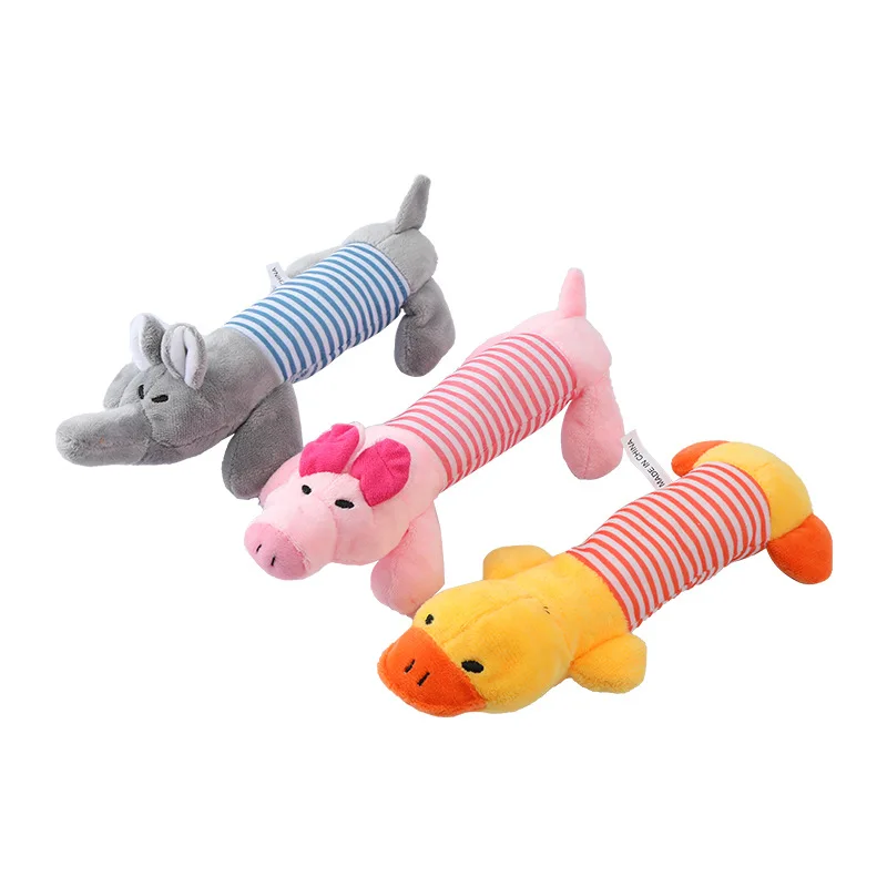 
Four-legged Long Pet Toy Plush Vocal Dog Teething Pet Toy 