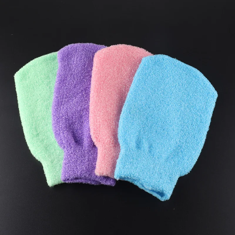 Exfoliating Glove Bulk Shower Gloves  Body Scrubber Dead Skin Remover for Beauty Spa Massage Body Scrubs Men Women Bathing