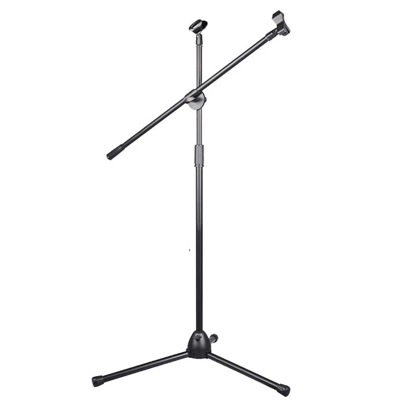 Microphone floor stand tripod microphone lifting stand live streaming karaoke performance vertical marking stand