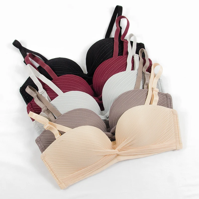 Women spandex bra strapless in-stock Push Up girls sexy bra Bra For Wedding Dress