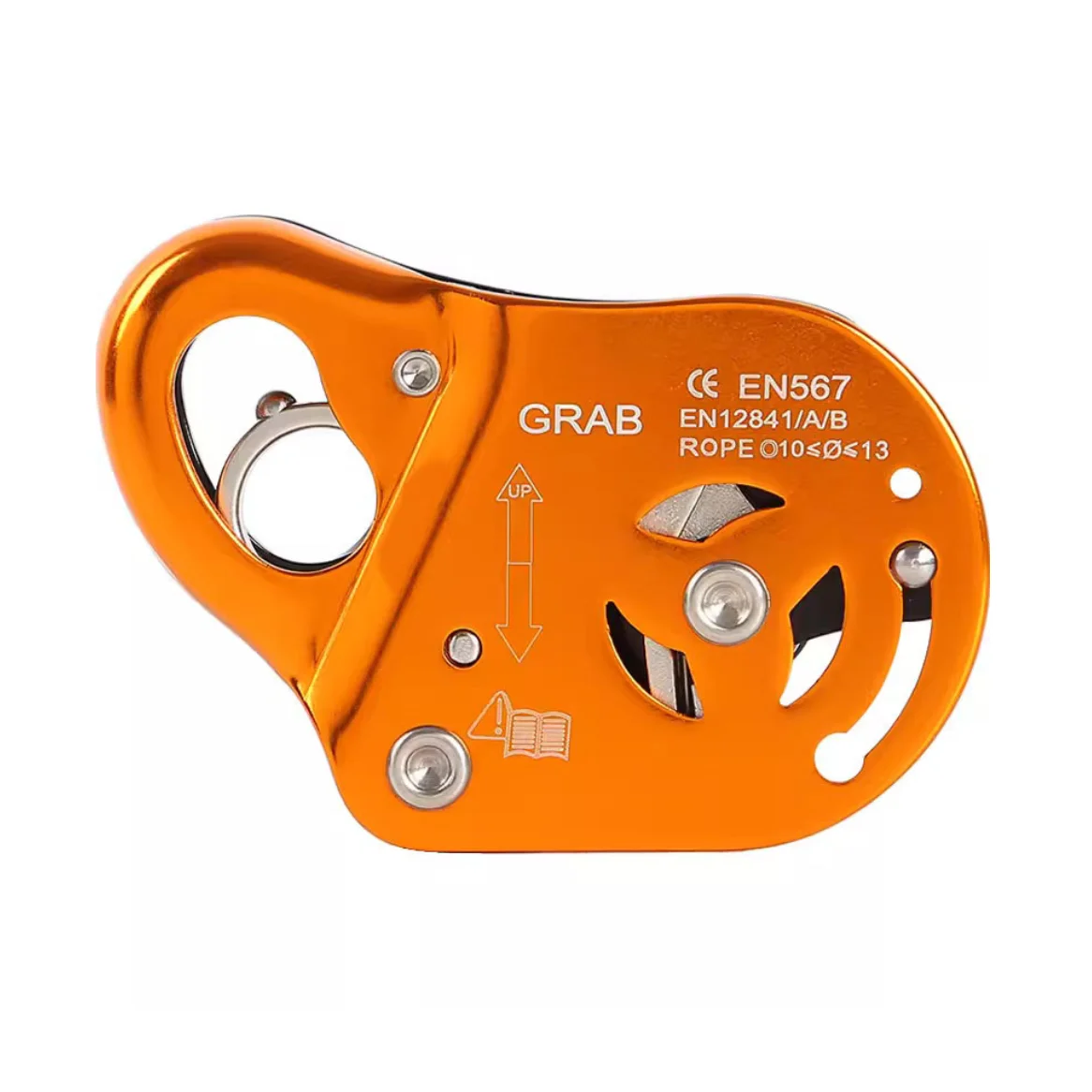 Aluminum Safety Self Braking Climbing Rope Lock  Wholesale Rescue Grab Fall Arrest Rope Grab