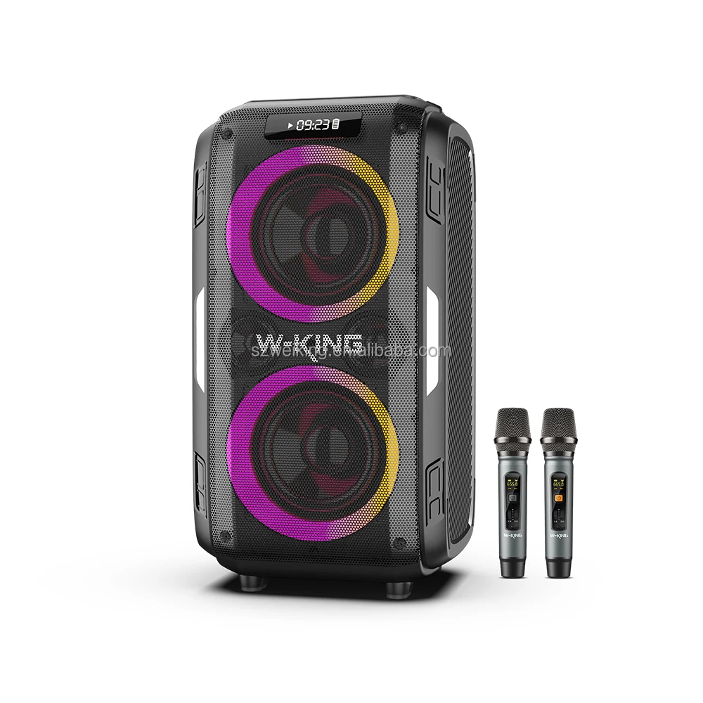 Лидер продаж W-KING T9 Pro мощный 120 Вт супер бас большой звук Bluetooth беспроводной динамик Hi-Fi вечеринка с RGB подсветкой