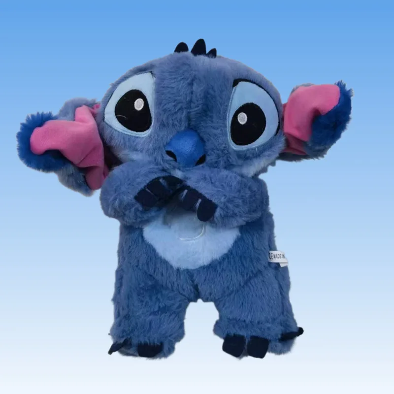 2024 New Stitch Plush Toy Cartoon Stuffed Soft Stitch Stress Relief Doll Car Pillow Comforting Toy Kids Xmas Gift
